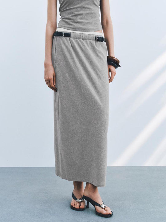 Faldas largas rectas