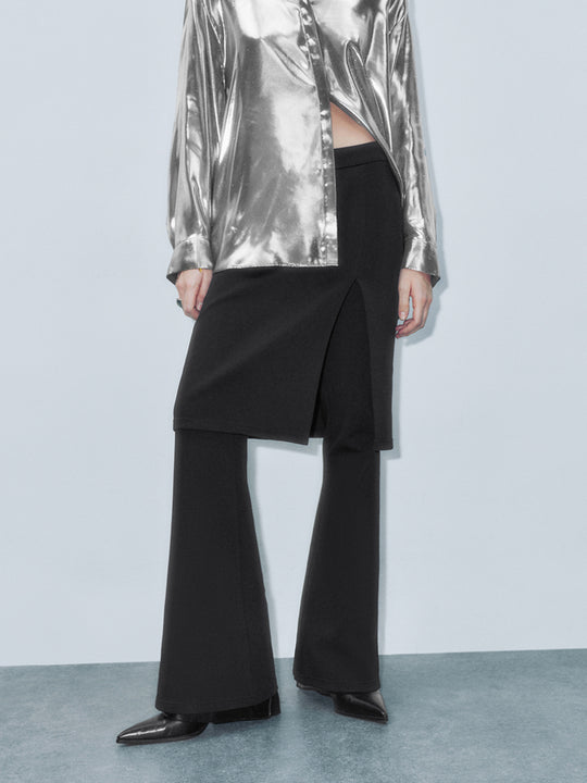 Pantaloni svasati 2 in 1