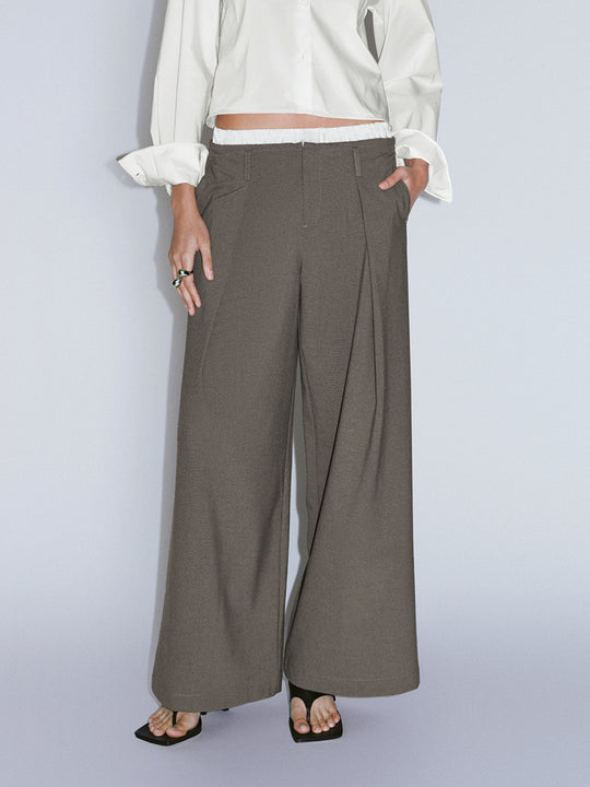 Pantalones de pierna ancha