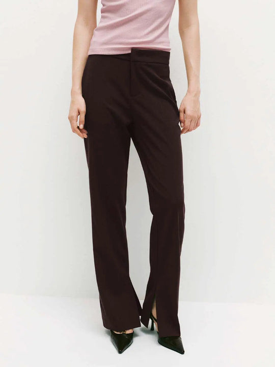 Pocket Bag Detailing On Slight Stretch Fabric With Medium Thickness Everyday Pants
