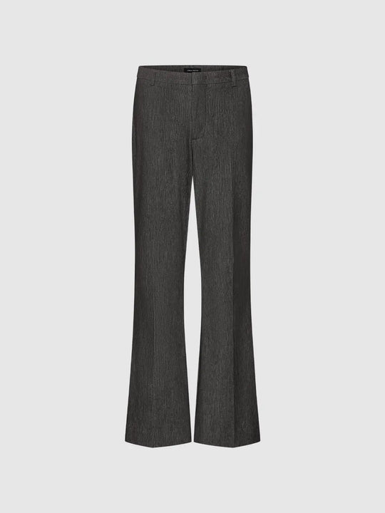 Pinstripe Flare Leg Pants