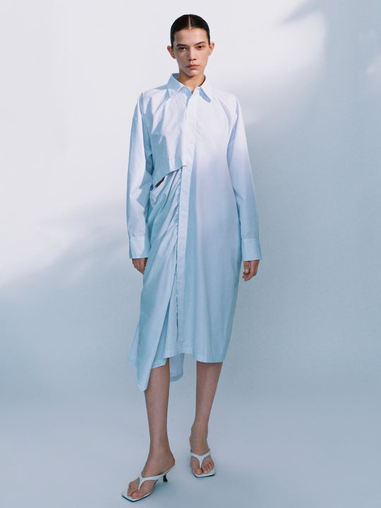 Vestidos rectos de manga larga