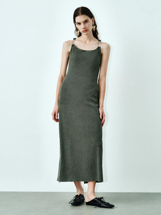 Vestiti lunghi aderenti con canottiera