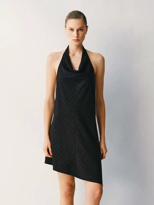 Diagonal Stripe Dress
