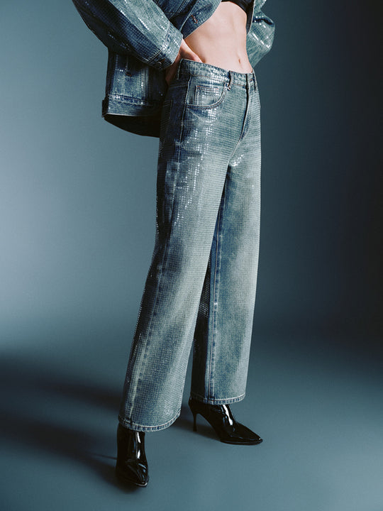 Pantaloni dritti Jeans