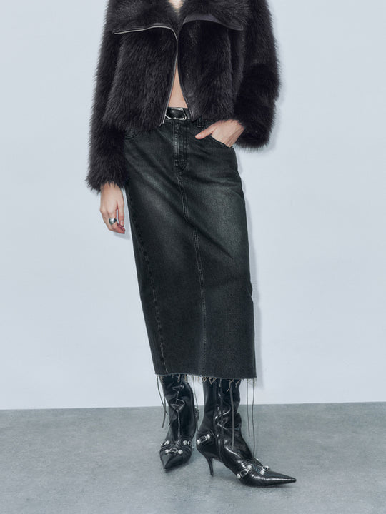 Jupes en jean régulières