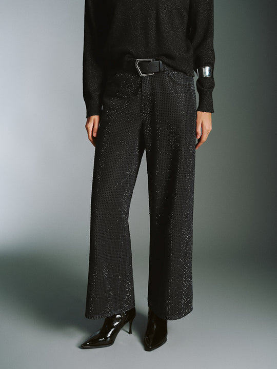 Jean droit en denim classique