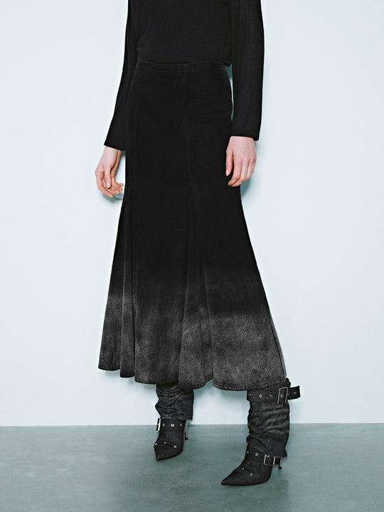 Jupes en denim à queue de poisson