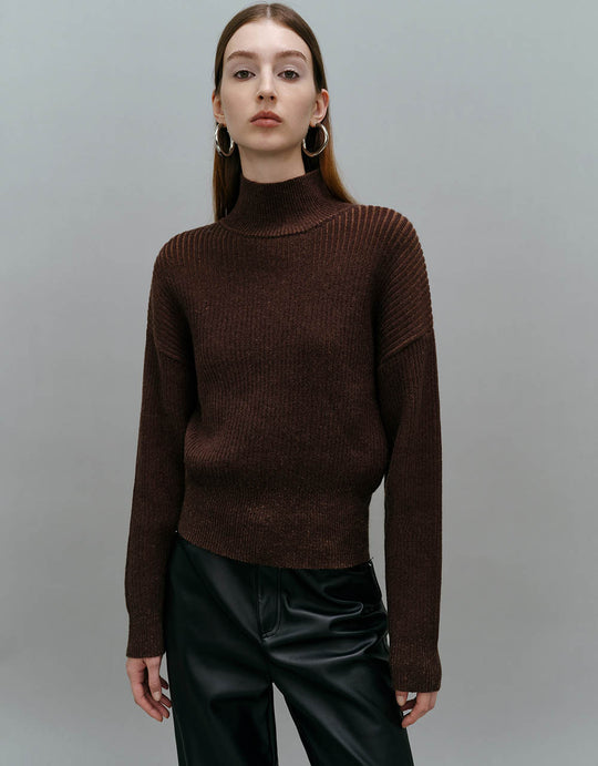 Suéter Suelto con Manga Caída