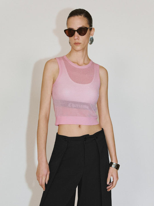 Sheer Knitted T-Shirts