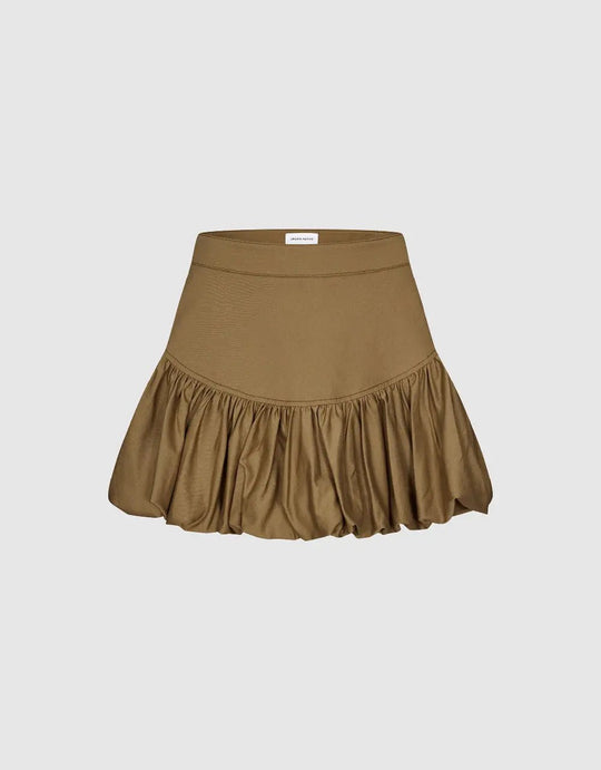 Minirock in A-Linie mit elastischer Taille