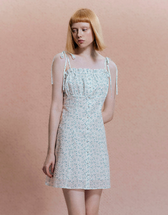 Robe caraco trapèze à épaules dénudées