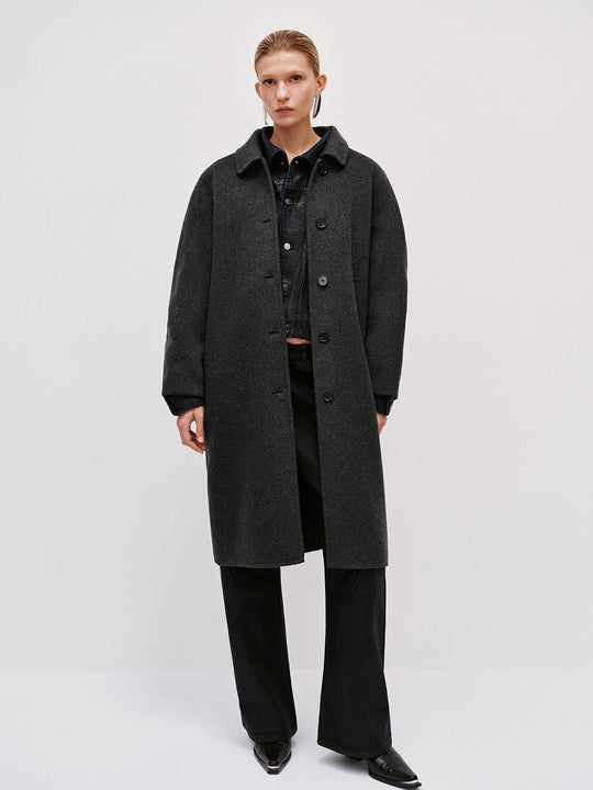 Oversized Wool Blend Coats