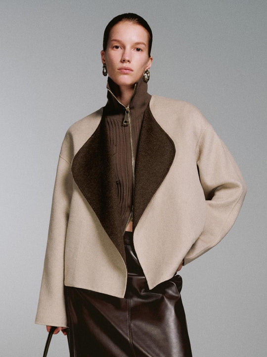 Double Faced Reversible Short Coats