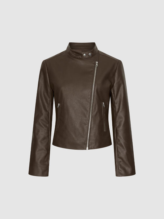 Vegan Leather Biker Jackets