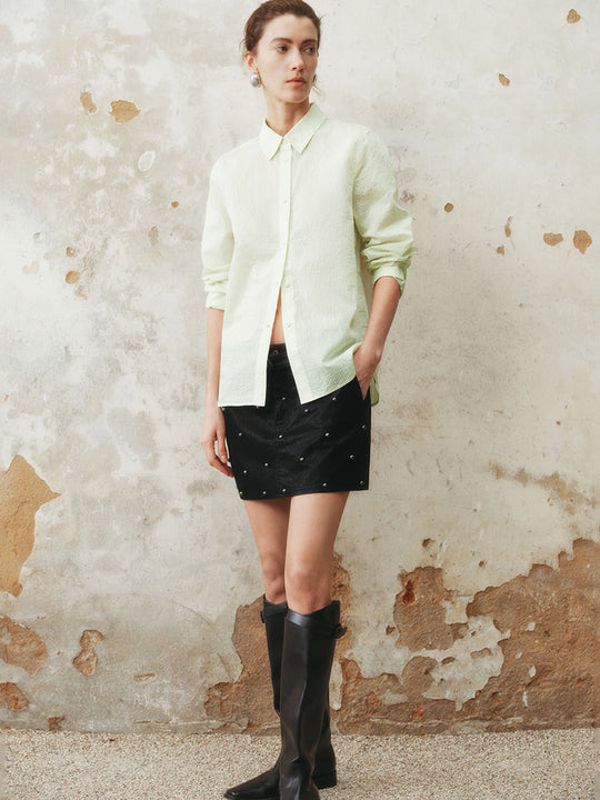 Camisas de manga larga abotonadas