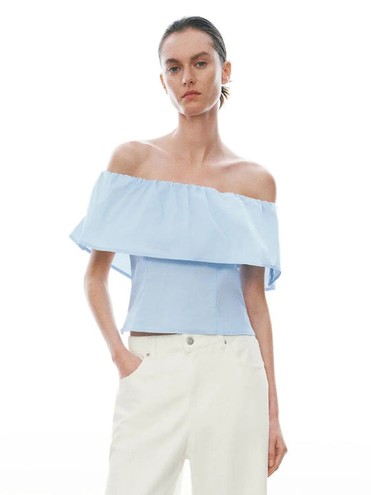 Foldover Off Shoulder Shirts