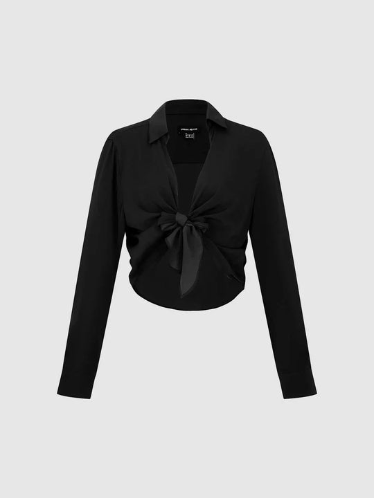 Tie-Front Overhead Shirts