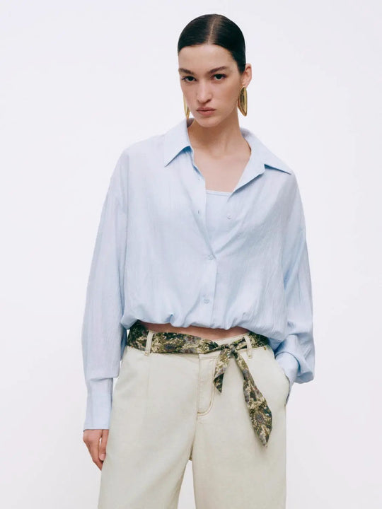 Bubble Hem Overhead Shirts