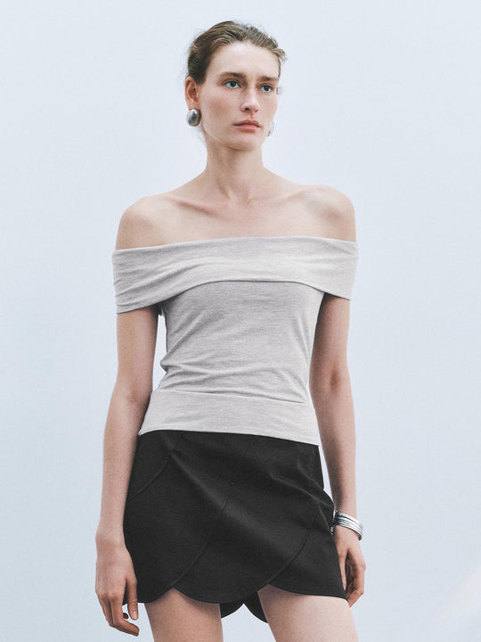 T-shirts à épaules dénudées