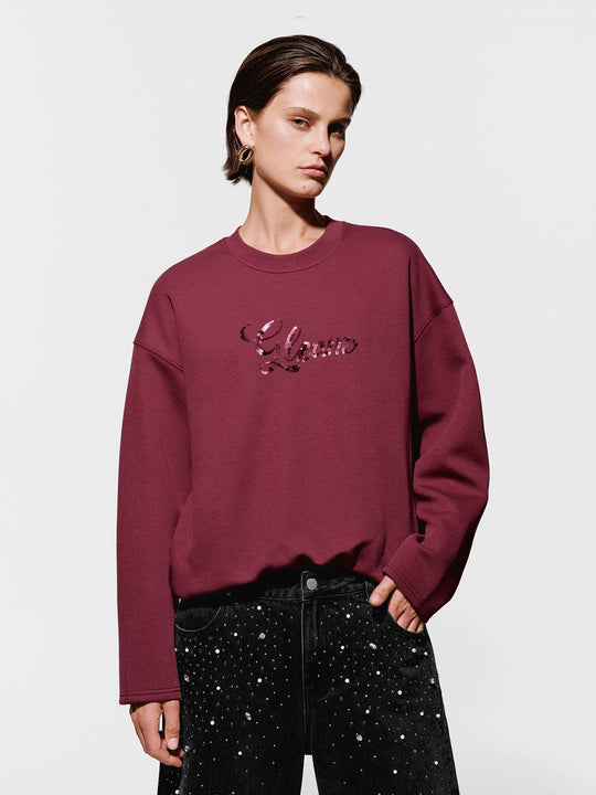 Printed Crew Neck Sweatshirts