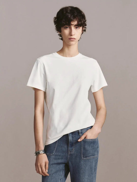 Cotton Slight Stretch No Embroidery T-Shirts