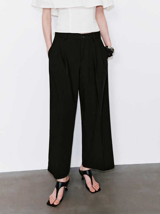 Pleated Tailored Pants