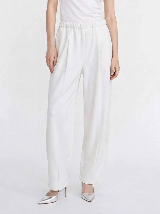 Viscose Elastic-Waist Trousers