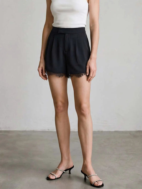 Lace Trim Shorts