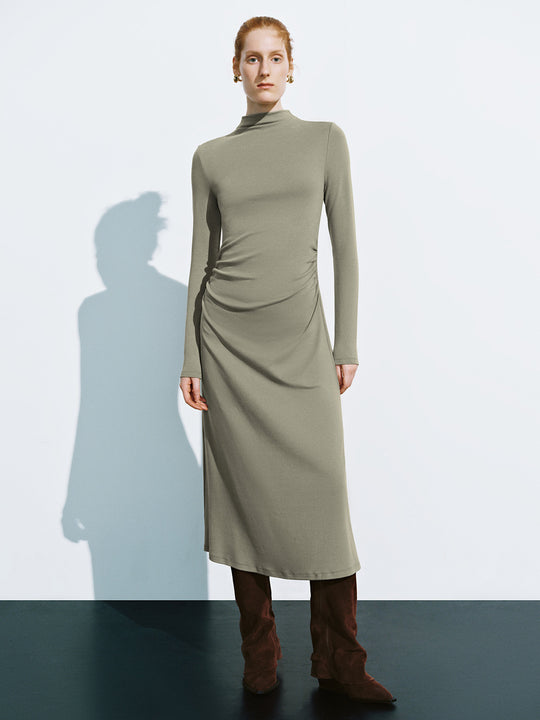 Robes trapèze à manches longues