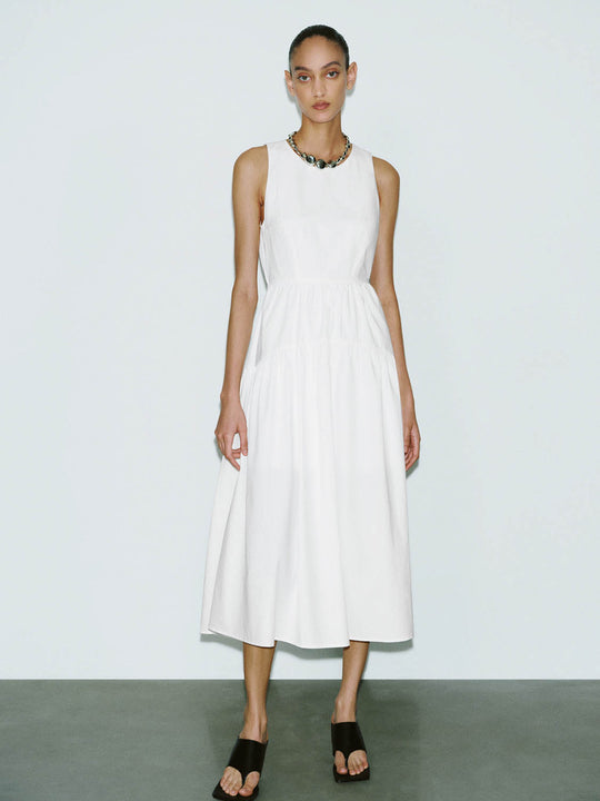 Sleeveless A-Line Dresses