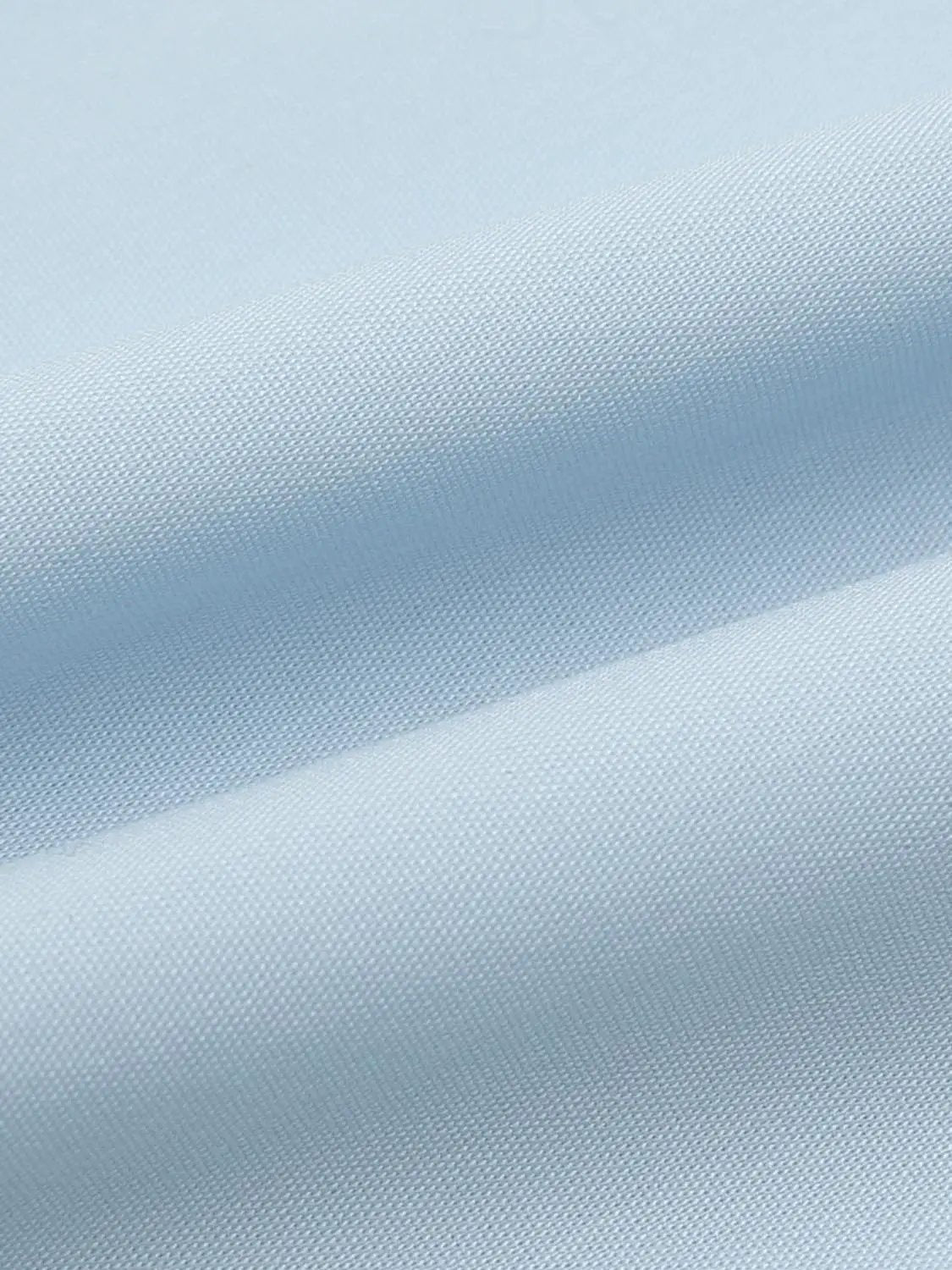 Sleeveless Shirring Detail A-Line Midi Dresses fabric in light blue by Urban Revivo Fashion, close-up texture