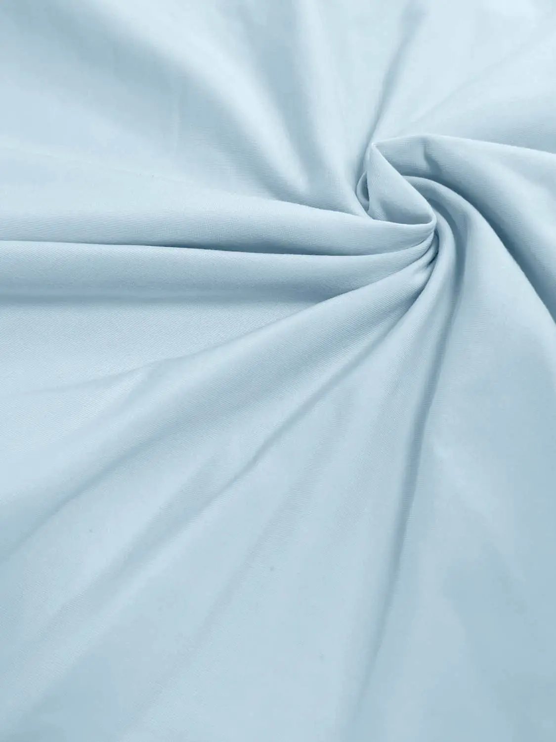 Light blue twisted fabric swatch for skinny-fit dresses