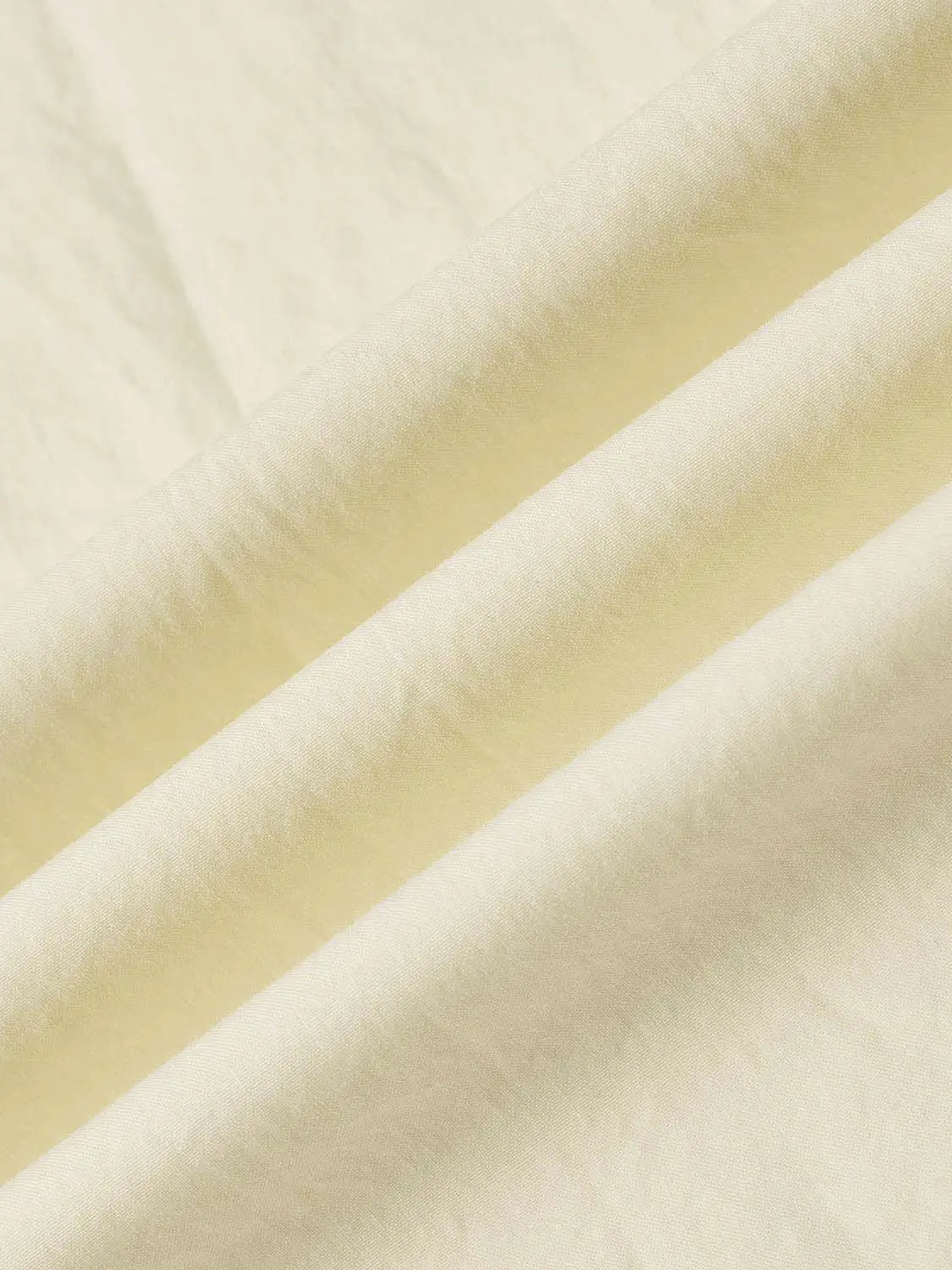 Thin Stretch Fabric Strappy A-Line Midi Dress in ivory with satin-like sheen