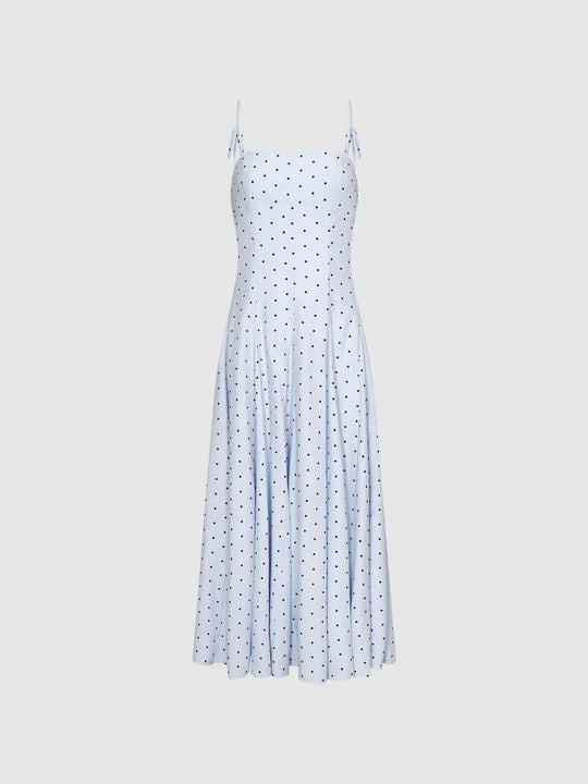 Polka Dot A-Line Dress