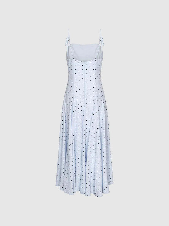 Polka Dot A-Line Dress