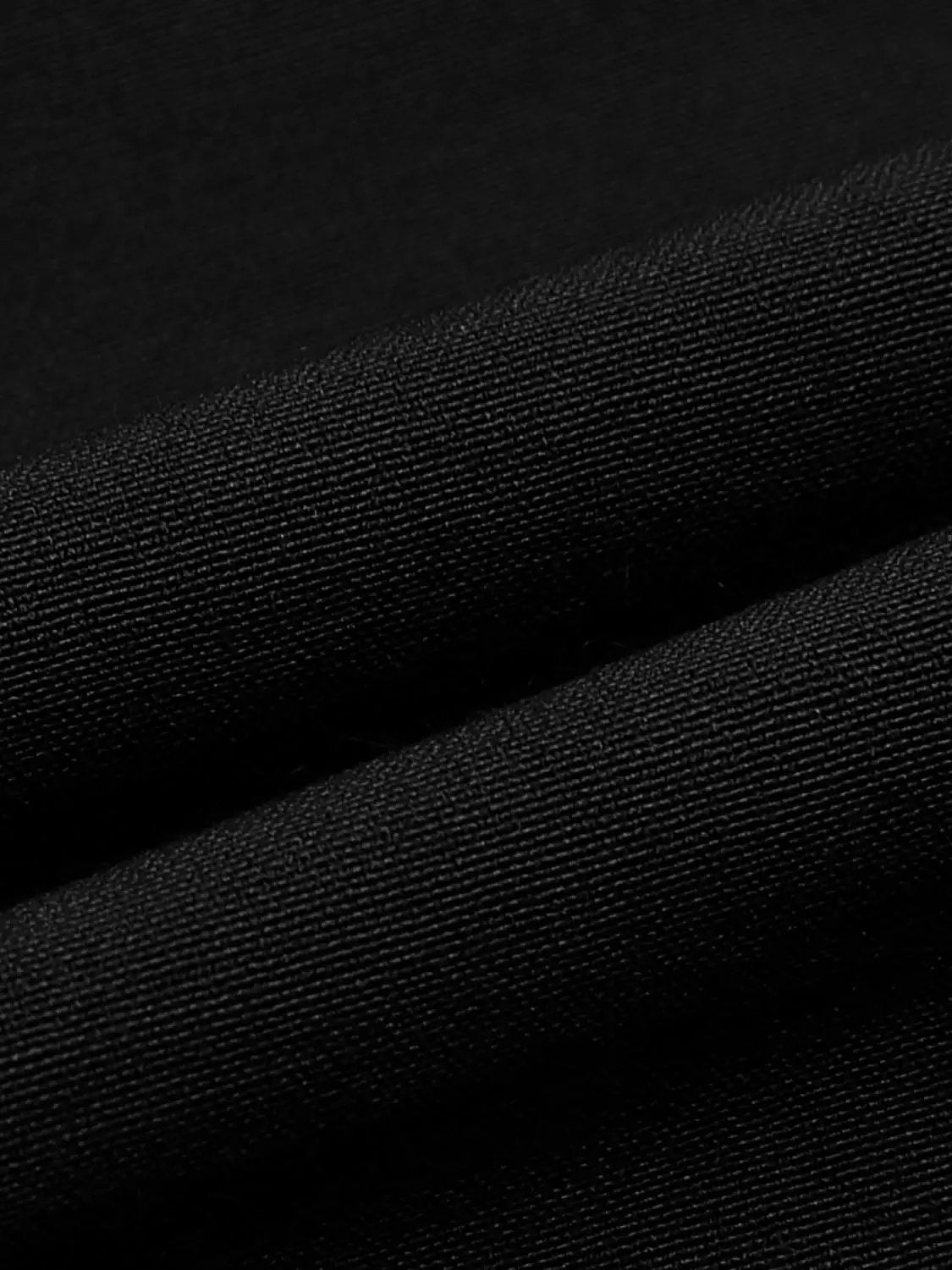 A-Line Dress fabric close-up in black, Urban Revivo Fashion