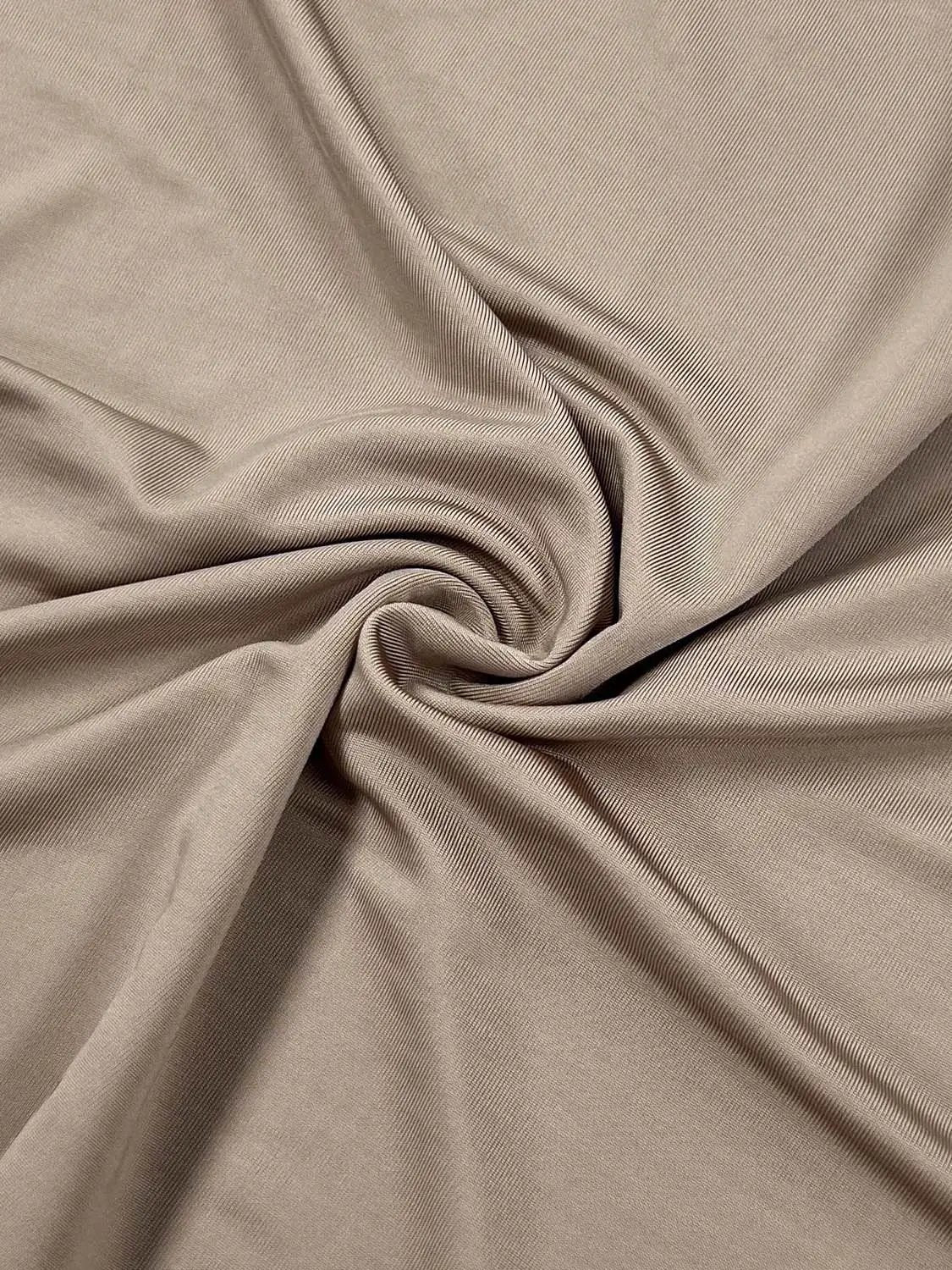 A-Line Dress beige twill fabric by Urban Revivo Fashion