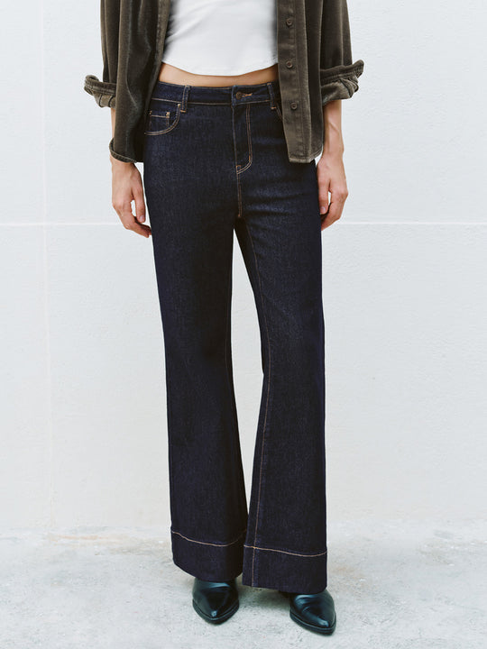 Jeans svasati in denim attillato