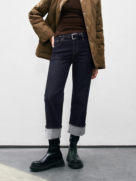 Turnover Denim Jeans