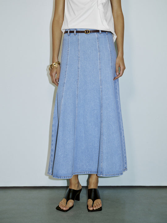 Gonne Maxi in Denim