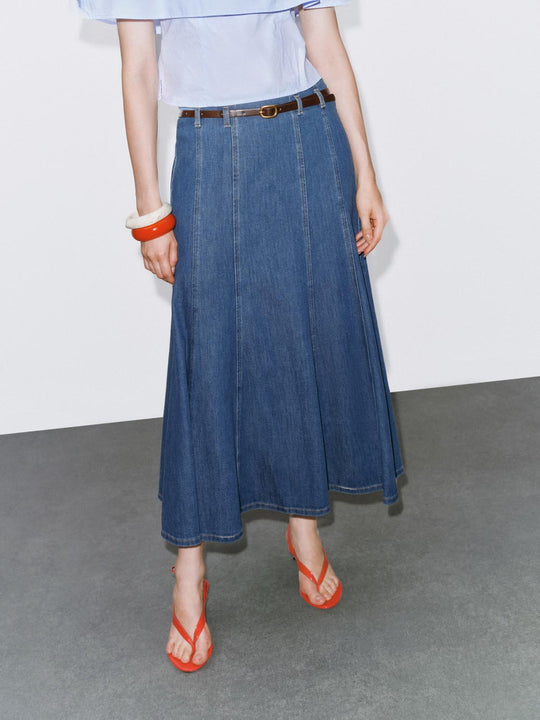 Gonne Maxi in Denim