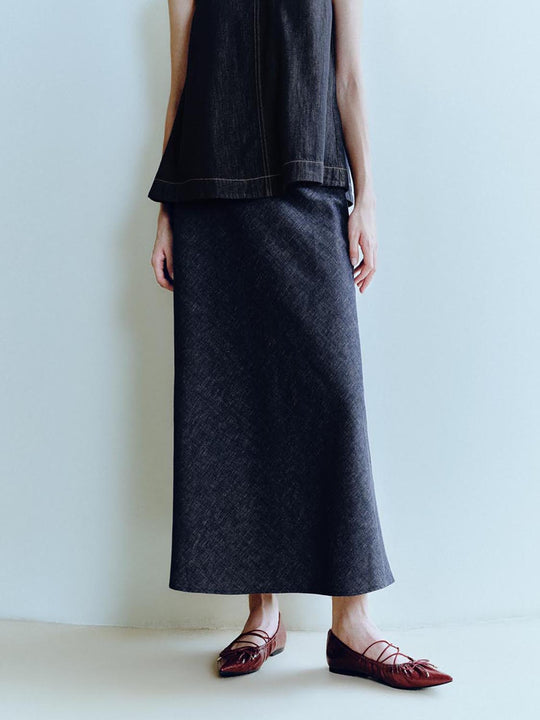 Jupes longues en denim