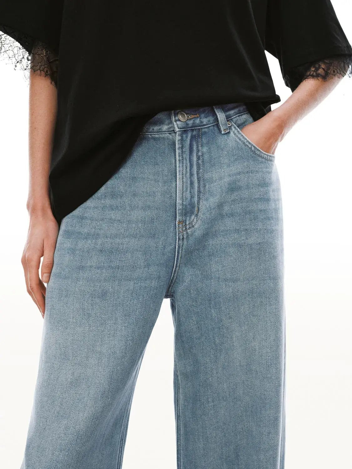 Barrel Leg Jeans by Urban Revivo Fashion