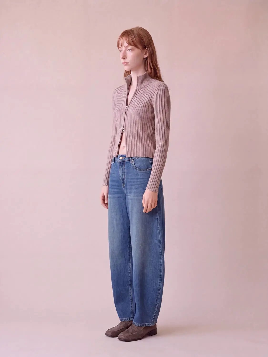 Jeans by Urban Revivo Fashion in light blue denim, wide-leg, full-length