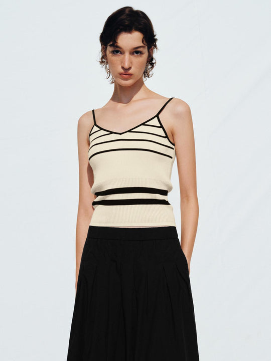 Tops de tirantes de punto