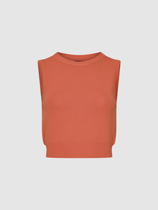 Knitted Sleeveless T-Shirts