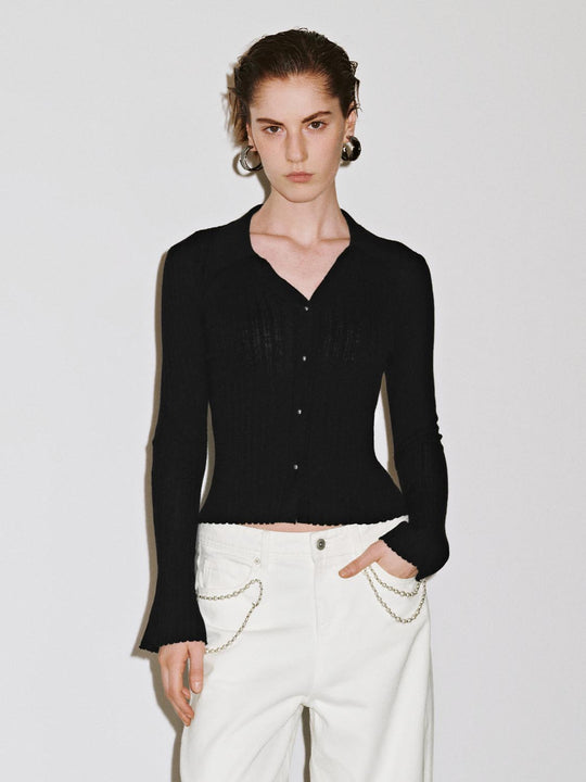 Cárdigan de punto con botones