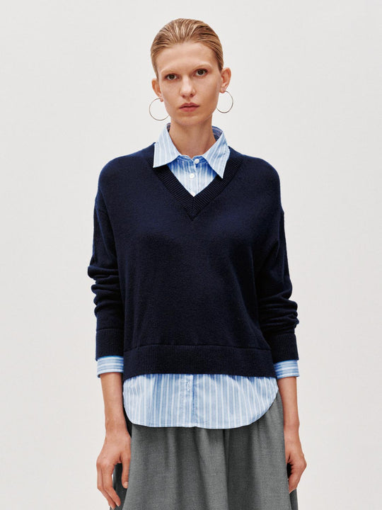 2 in 1 gestrickte T-Shirts