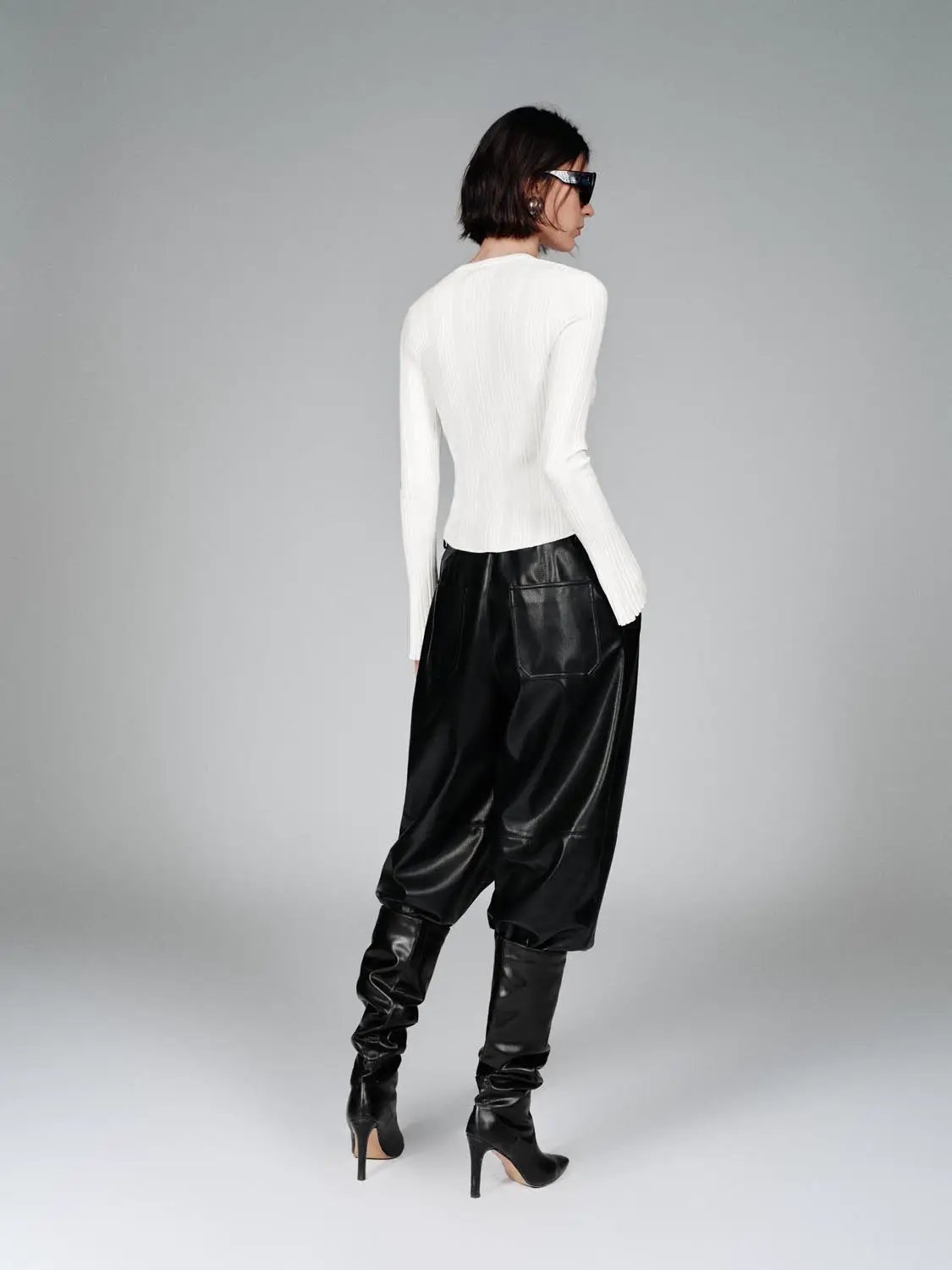 Crew Neck Slim Fit Knitted Cardigans by Urban Revivo Fashion